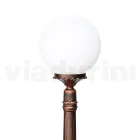 Lampadaire de 145 cm de haut en acrylique noir et aluminium fabriqué en Italie - Trovanero Viadurini