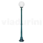 Lampadaire de 172 cm de haut en acrylique noir et aluminium fabriqué en Italie - Trovanero Viadurini