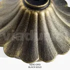 Lampadaire de 200 cm de haut en acrylique noir et aluminium Made in Italy - Trovanero Viadurini