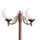 Lampadaire de 200 cm de haut en acrylique noir et aluminium fabriqué en Italie - Trovanero Viadurini