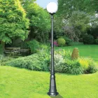 Lampadaire de 208 cm de haut en Acrylique et Aluminium Anthracite Fabriqué en Italie - Trovaantracite Viadurini