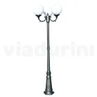 Lampadaire de 212 cm de haut en Acrylique et Aluminium Anthracite Fabriqué en Italie - Trovaantracite Viadurini