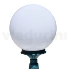 Lampadaire de 47 cm de haut en acrylique noir et aluminium fabriqué en Italie - Trovanero Viadurini