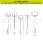 Lampadaire de 76 cm de haut en verre anthracite et aluminium fabriqué en Italie - Scintilla Viadurini