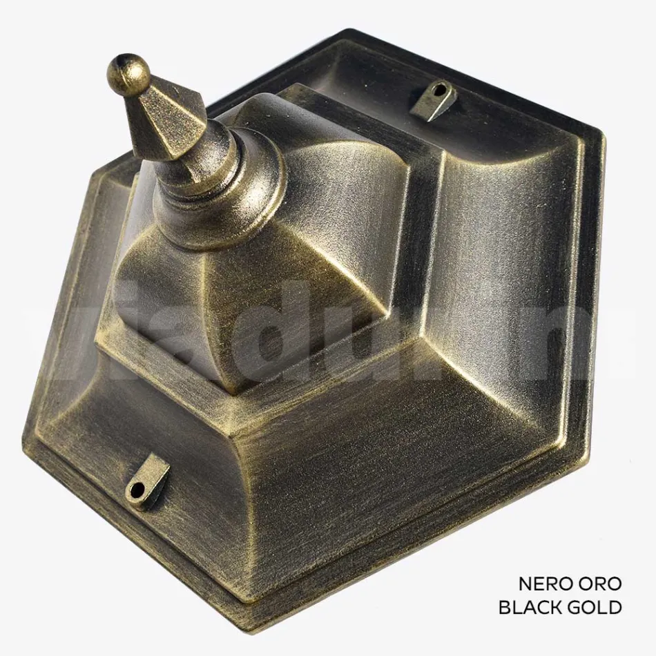 Lampe de jardin de 79 cm de hauteur en verre et 5 finitions en aluminium - Pinako Viadurini