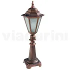 Lampe de jardin de 79 cm de hauteur en verre et 5 finitions en aluminium - Pinako Viadurini