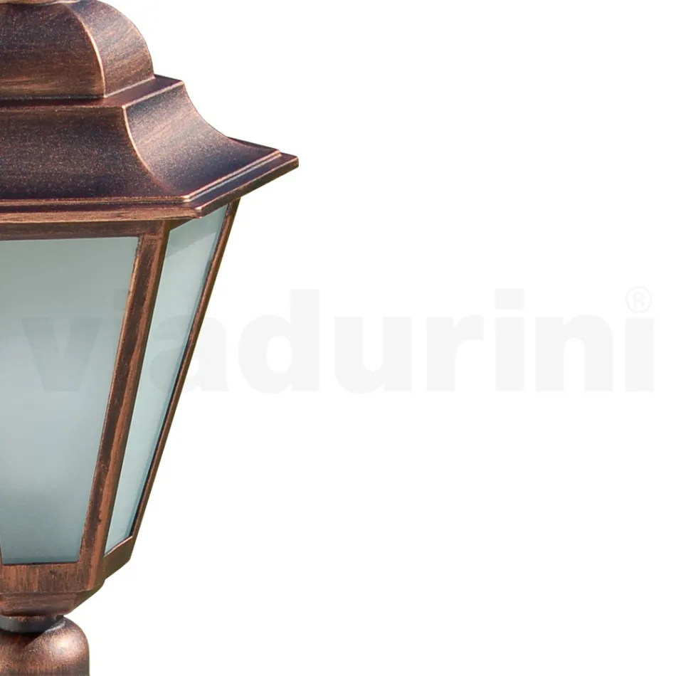 Lampe de jardin de 79 cm de hauteur en verre et 5 finitions en aluminium - Pinako Viadurini