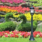 Lampe d'extérieur basse en aluminium anthracite Made in Italy - Impero Viadurini