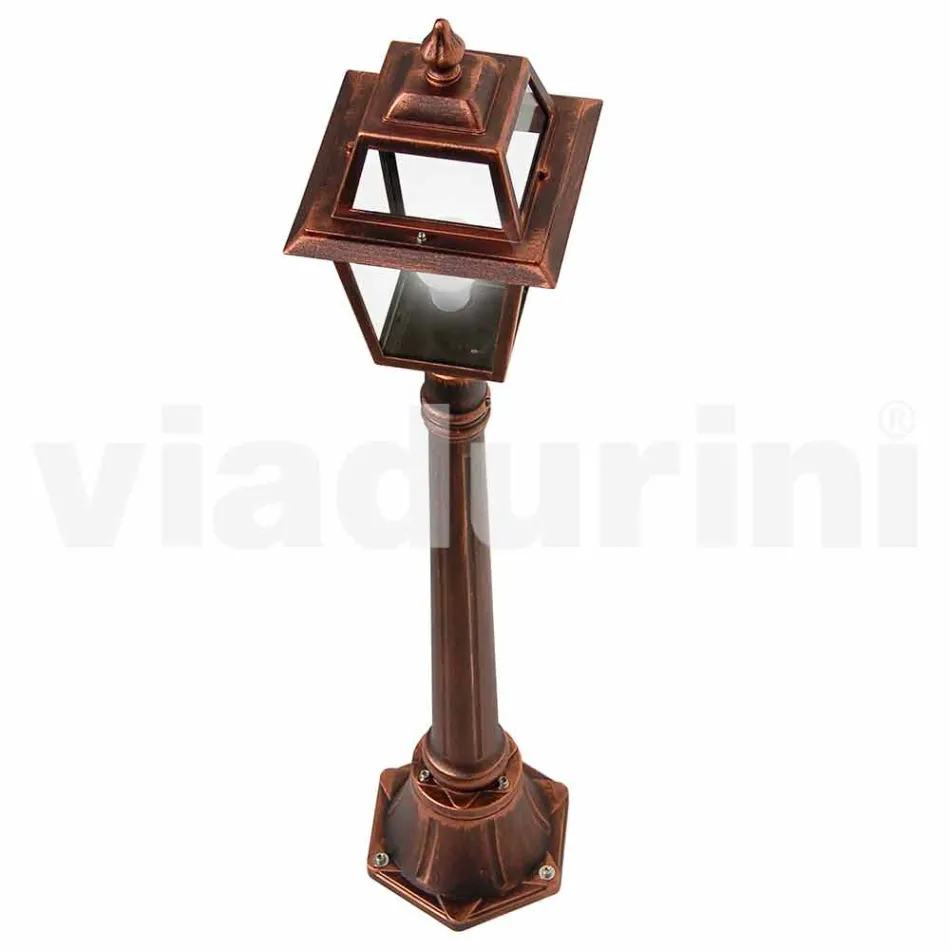 Lampadaire bas pour extérieur en aluminium fabriqué en Italie, Kristel Viadurini