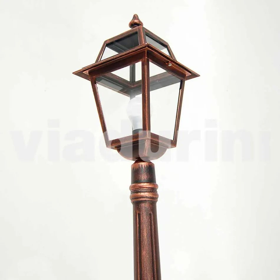 Lampadaire bas pour extérieur en aluminium fabriqué en Italie, Kristel Viadurini