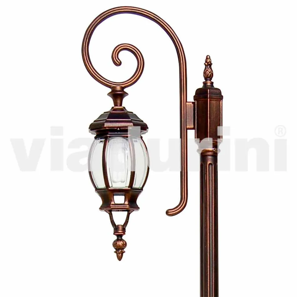 Lampe de jardin classique en aluminium Anika fabriquée en Italie Viadurini