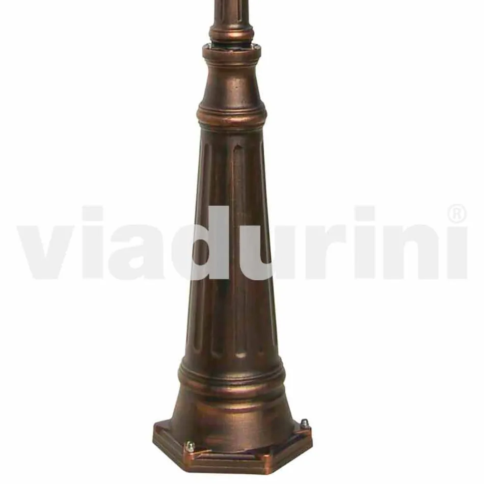 Lampe de jardin classique en aluminium Anika fabriquée en Italie Viadurini