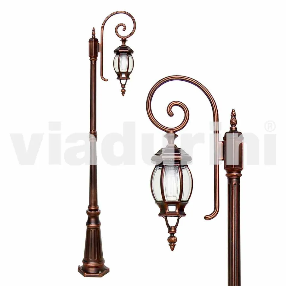 Lampe de jardin classique en aluminium Anika fabriquée en Italie Viadurini