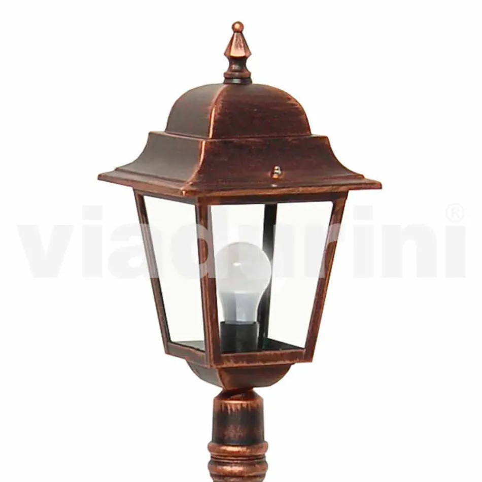 Lampe d'extérieur basse en aluminium fabriquée en Italie, Aquilina Viadurini