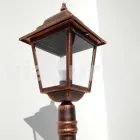 Lampe d'extérieur basse en aluminium fabriquée en Italie, Aquilina Viadurini