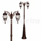 Lampadaire d'extérieur classique en aluminium moulé sous pression fabriqué en Italie, Anika Viadurini