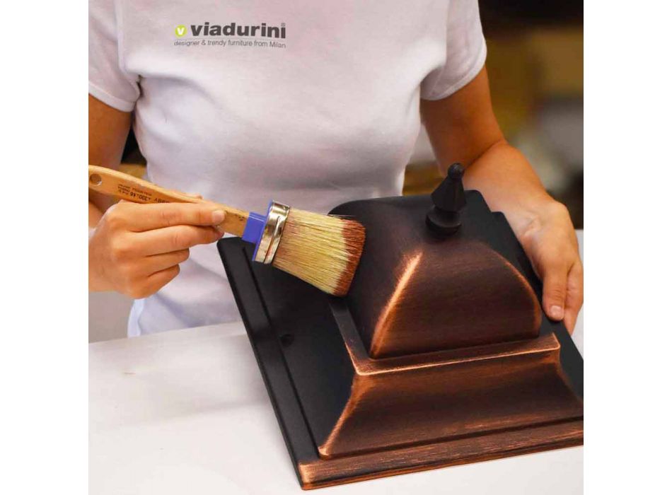 Lampe d'extérieur classique en aluminium moulé sous pression fabriquée en Italie, Anika Viadurini