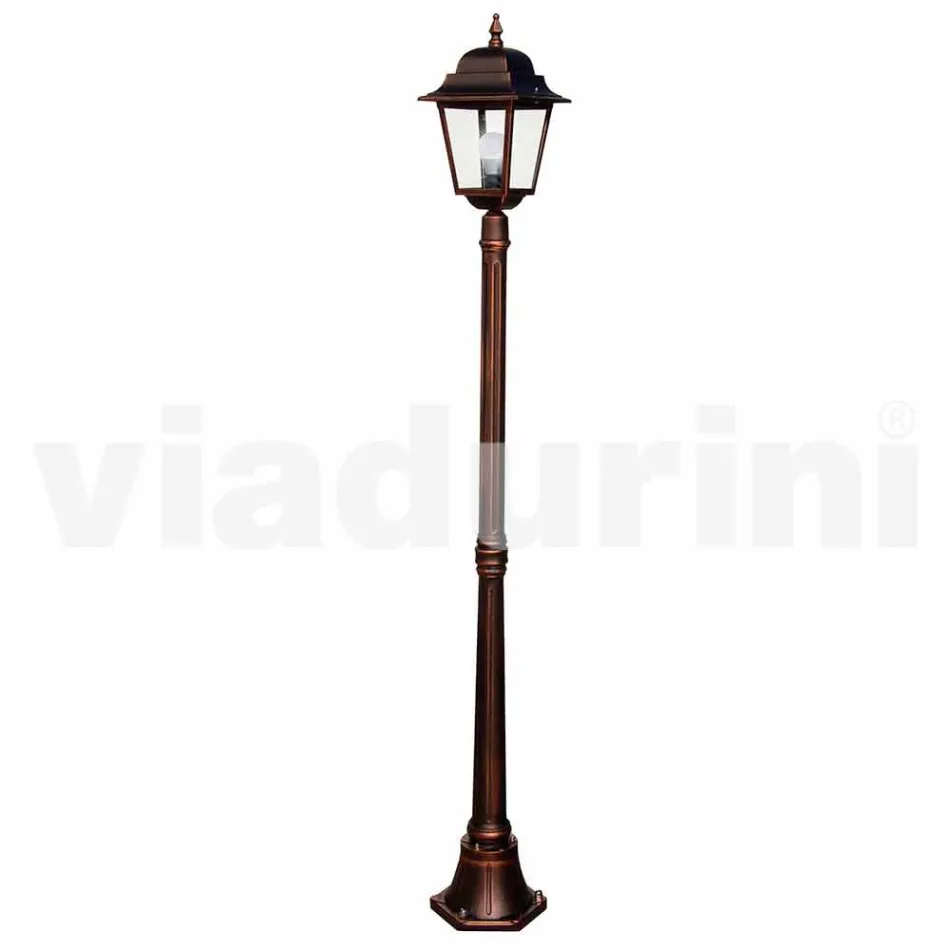 Lampe de jardin classique en aluminium fabriquée en Italie, Aquilina Viadurini