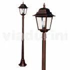 Lampe de jardin classique en aluminium fabriquée en Italie, Aquilina Viadurini
