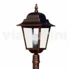 Lampe de jardin classique en aluminium fabriquée en Italie, Aquilina Viadurini