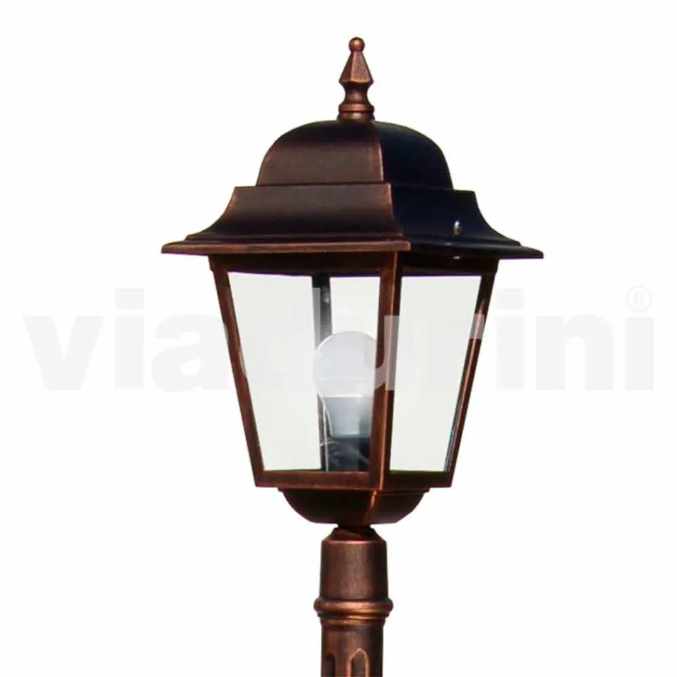 Lampe de jardin classique en aluminium fabriquée en Italie, Aquilina Viadurini