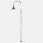 Lampadaire de jardin avec arche haute ou basse en laiton et cuivre - Edge par Il Fanale Viadurini