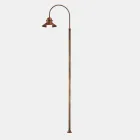 Lampadaire de jardin avec arche haute ou basse en laiton et cuivre - Edge par Il Fanale Viadurini