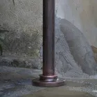 Lampadaire de jardin design incurvé en aluminium décoré à la main - Campobasso Viadurini