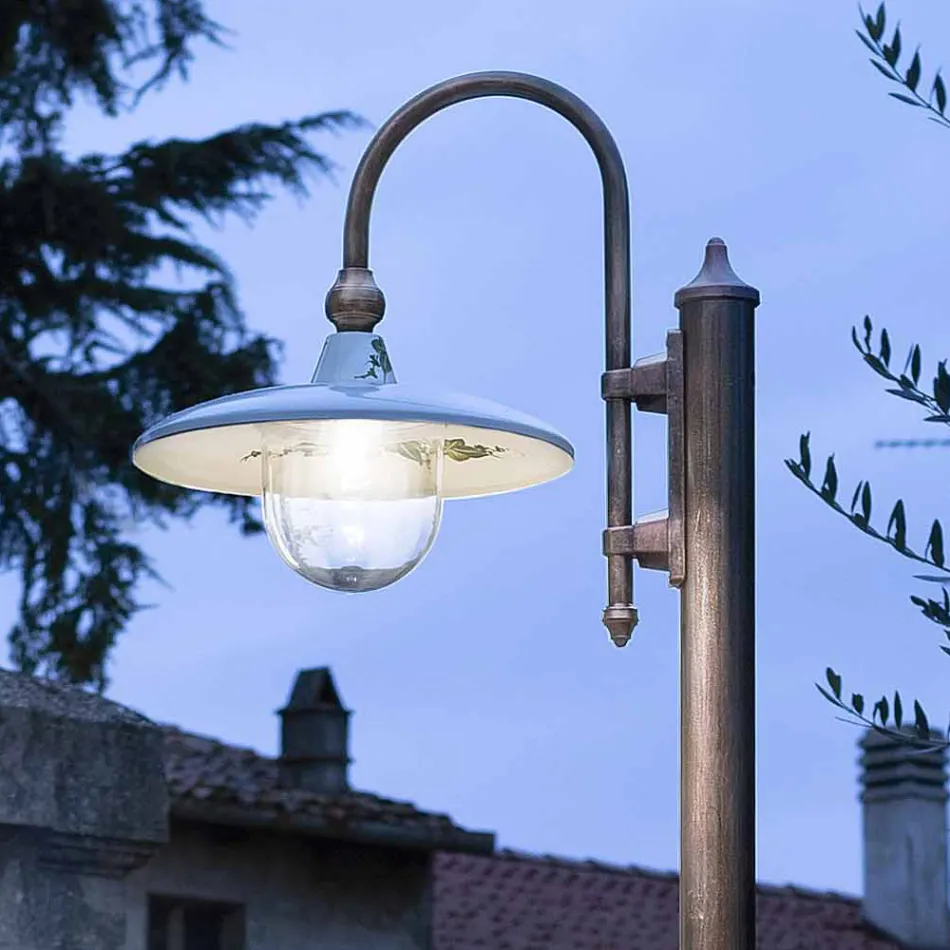 Lampe de jardin en aluminium design 1 ou 2 ou 3 lumières - Campobasso Viadurini
