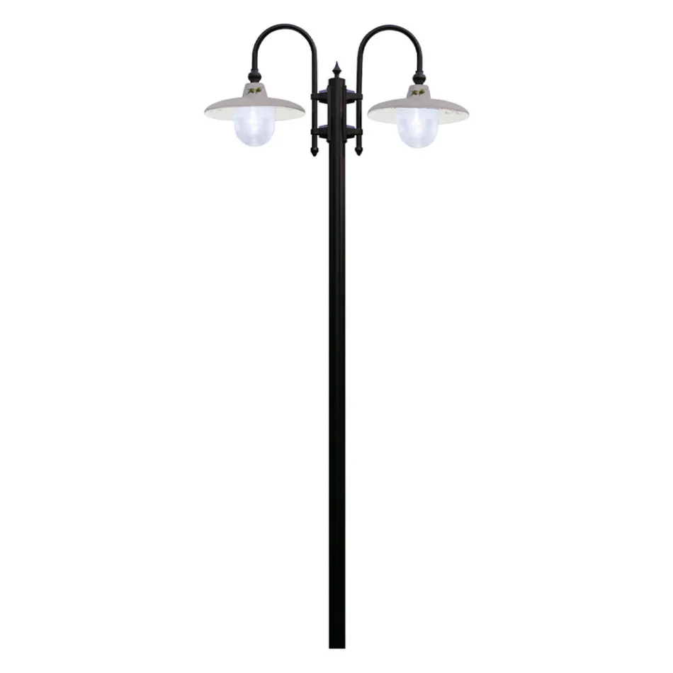 Lampe de jardin en aluminium design 1 ou 2 ou 3 lumières - Campobasso Viadurini