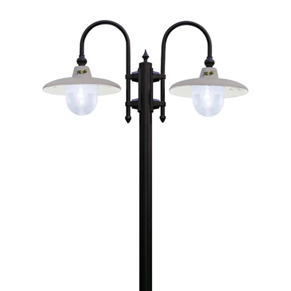 Lampe de jardin en aluminium design 1 ou 2 ou 3 lumières - Campobasso Viadurini