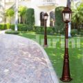 Lampadaires de jardin en aluminium moulé sous pression, fabriqués en Italie, Aquilina