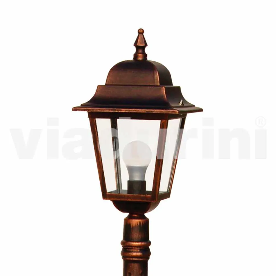 Lampe de jardin en fonte d'aluminium made in Italy, Aquilina Viadurini