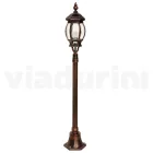 Lampe de jardin en aluminium de style vintage fabriquée en Italie - Leona Viadurini