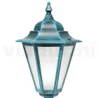 Lampe de jardin en verre sablé et 5 finitions aluminium - Pinako Viadurini