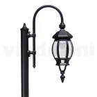 Lampe de jardin vintage en aluminium anthracite Made in Italy - Empire Viadurini