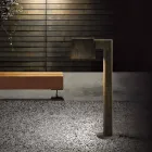 Lampadaire d'Extérieur en Métal Brun Antique 2 Hauteurs - Saint Tropez par Il Fanale Viadurini