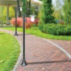 Lampe d'extérieur de style vintage en aluminium anthracite fabriquée en Italie - Belen Viadurini