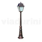 Lampe de jardin de style vintage en aluminium et verre fabriquée en Italie - Doroty Viadurini