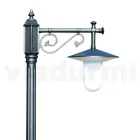 Lampe de jardin de style vintage en aluminium gris fabriquée en Italie - Belen Viadurini