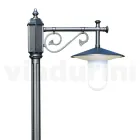 Lampe de jardin de style vintage en aluminium gris fabriquée en Italie - Belen Viadurini