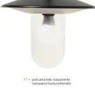 Lampe de jardin de style vintage en aluminium gris fabriquée en Italie - Belen Viadurini