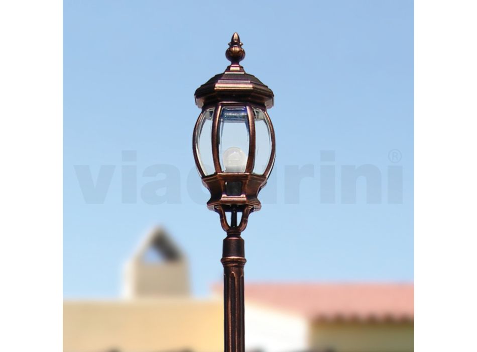 Lampe de style vintage en aluminium moulé sous pression fabriquée en Italie - Leona Viadurini