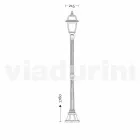 Éclairage de rue pour extérieur classique made in Italy, Kristel Viadurini