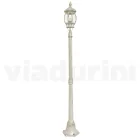 Lampadaire Style Vintage en Aluminium Blanc Fabriqué en Italie - Dodo Viadurini