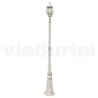 Lampadaire Style Vintage en Aluminium Blanc Fabriqué en Italie - Dodo Viadurini