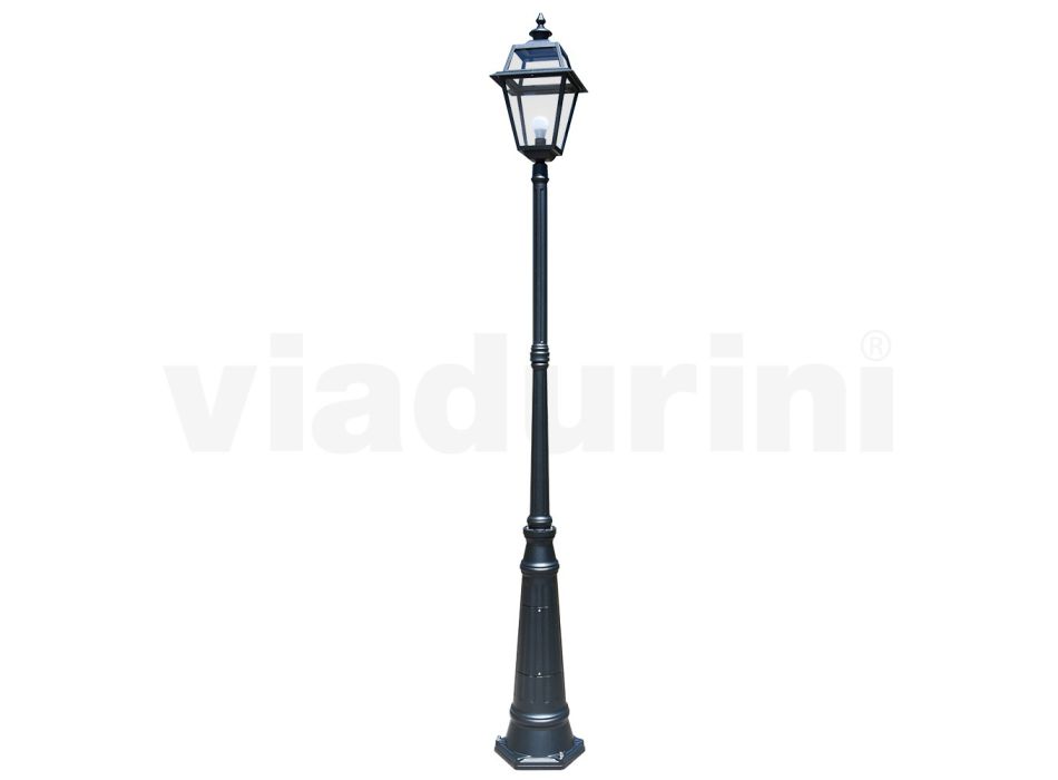 Lampe de style vintage en aluminium et verre Made in Italy - Vivian Viadurini