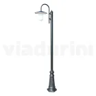 Lampadaire de style vintage en aluminium gris anthracite fabriqué en Italie - Belen Viadurini