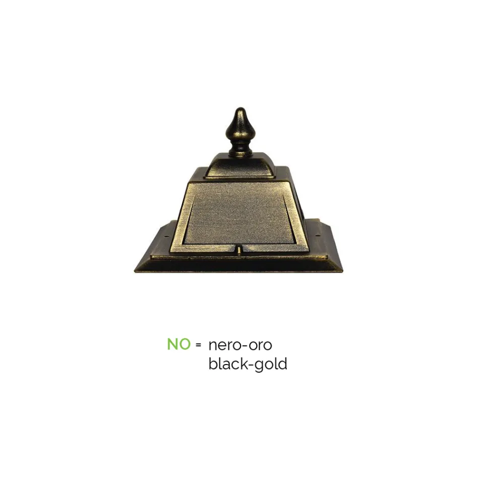 Lampadaire Vintage à 2 Lumières en Aluminium et Verre Made in Italy - Doroty Viadurini