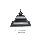 Lampe d'extérieur vintage en aluminium fabriquée en Italie - Bonaria Viadurini